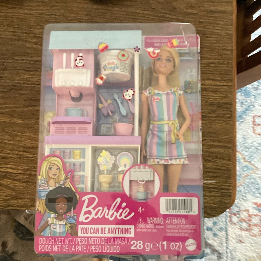 Barbie ice cream shop toy